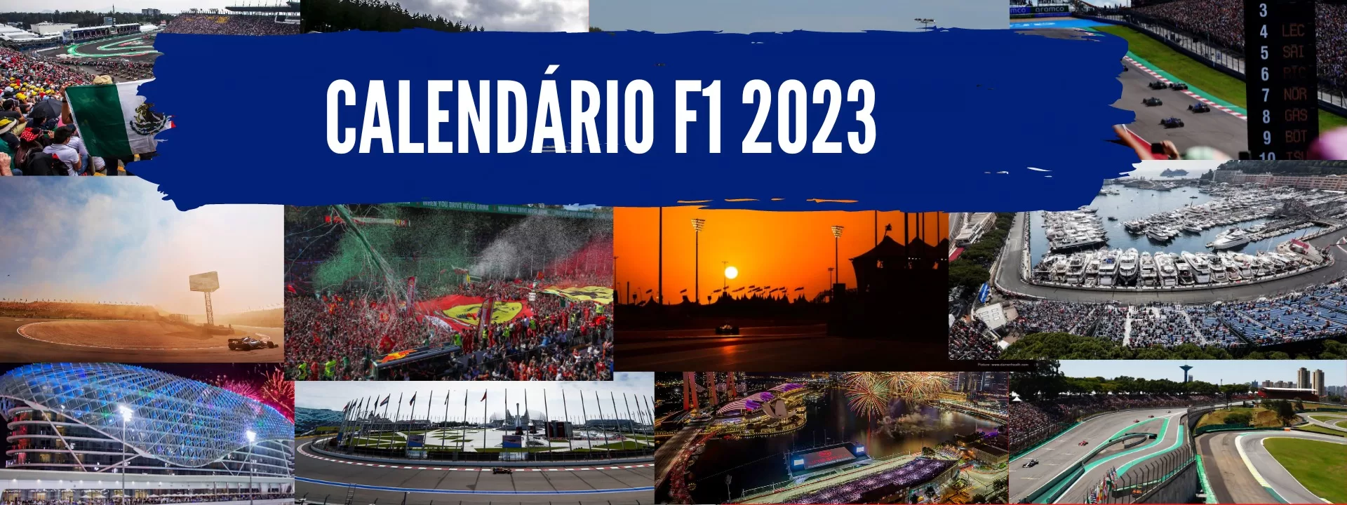 Calendário da F1 2023 na Band - Julianne Cerasoli