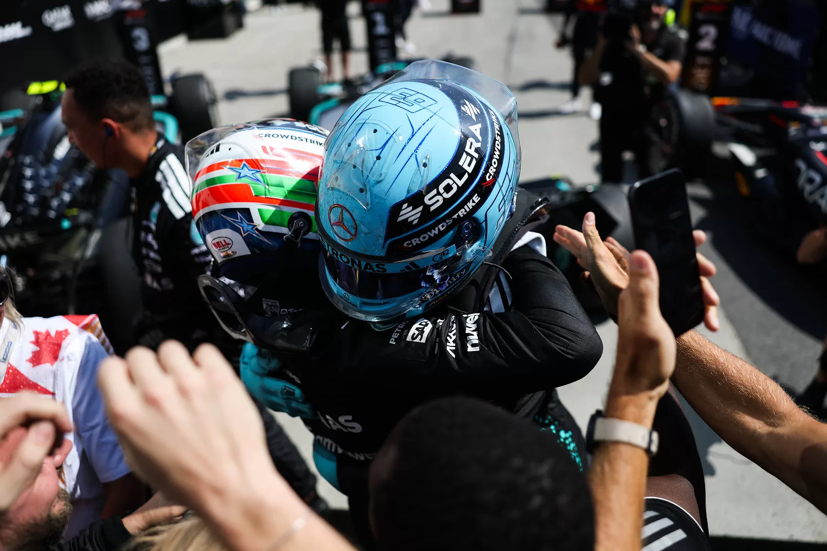 De onde veio o pódio duplo da Mercedes no GP do Canadá
