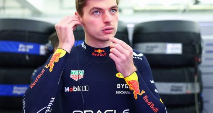BAHRAIN, BAHRAIN - FEBRUARY 24: Max Verstappen of the Netherlands and Oracle Red Bull Racing prepares to drive in the garage during day two of F1 Testing at Bahrain International Circuit on February 24, 2023 in Bahrain, Bahrain. (Photo by Mark Thompson/Getty Images) // Getty Images / Red Bull Content Pool // SI202302240264 // Usage for editorial use only //