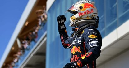 MONTREAL, QUEBEC - JUNE 19: Race winner Max Verstappen of the Netherlands and Oracle Red Bull Racing celebrates in parc ferme during the F1 Grand Prix of Canada at Circuit Gilles Villeneuve on June 19, 2022 in Montreal, Quebec. (Photo by Dan Mullan/Getty Images) // Getty Images / Red Bull Content Pool // SI202206200016 // Usage for editorial use only //
