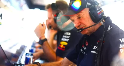 MIAMI, FLORIDA - MAY 04: Adrian Newey, the Chief Technical Officer of Oracle Red Bull Racing looks on from the pitwall during qualifying ahead of the F1 Grand Prix of Miami at Miami International Autodrome on May 04, 2024 in Miami, Florida. (Photo by Mark Thompson/Getty Images)