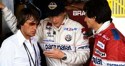 Bernie Ecclestone (GBR) F1 Supremo (Left) and Nelson Piquet (BRA) Brabham (Right) listen to what Niki Lauda (AUT) Brabham (Centre) has to say.
Argentinean Grand Prix, Rd 1, Buenos Aires, Argentina, 21 January 1979.
BEST IMAGE